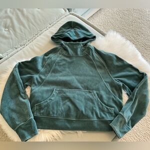 Lululemon Hoody Sweatshirt Size XS/S In Emerald green